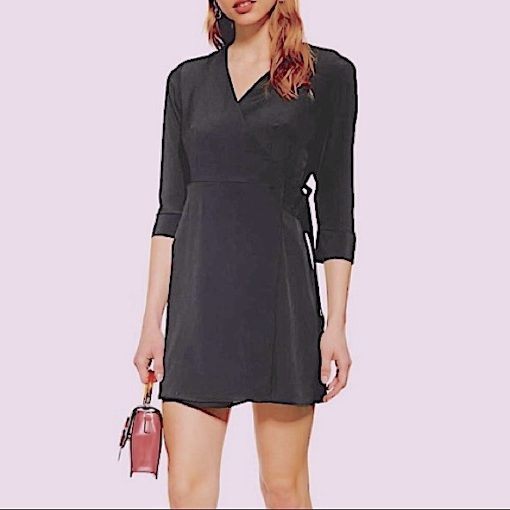 Topshop Belted Mini Dress